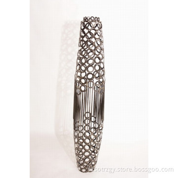 metal vase